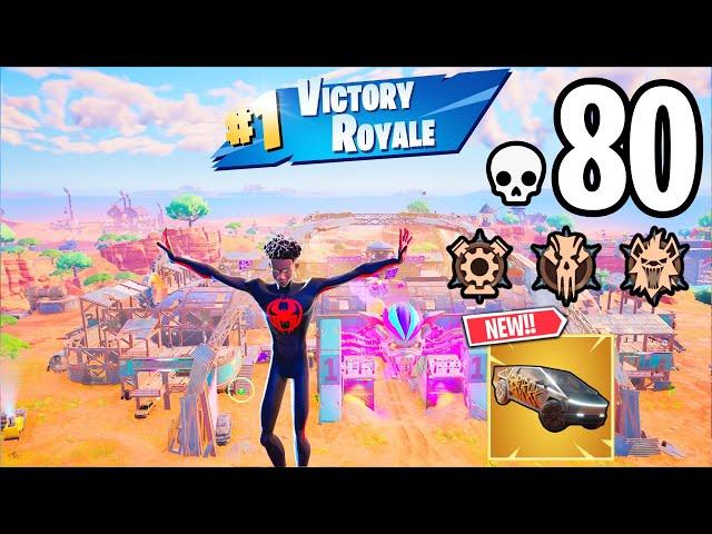 80 Elimination Solo vs Squads Miles Morales WINS Full Gameplay (NEW FORTNITE CHAPTER 5 SEASON 3)