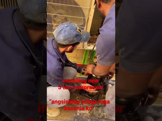 installing new compressor
