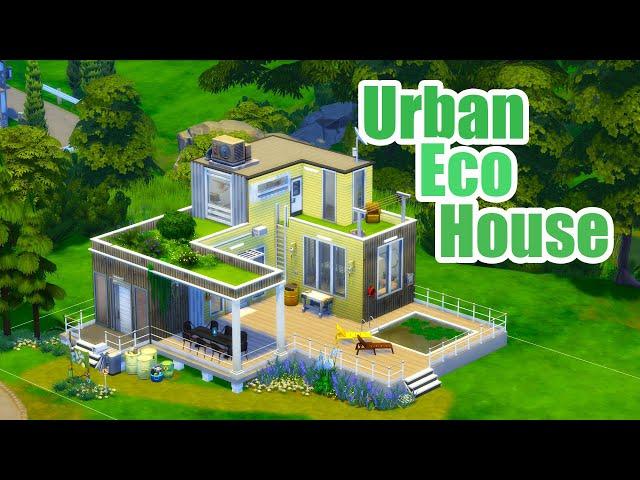 Эко Дом в стиле Урбан // The Sims 4 Speed Build