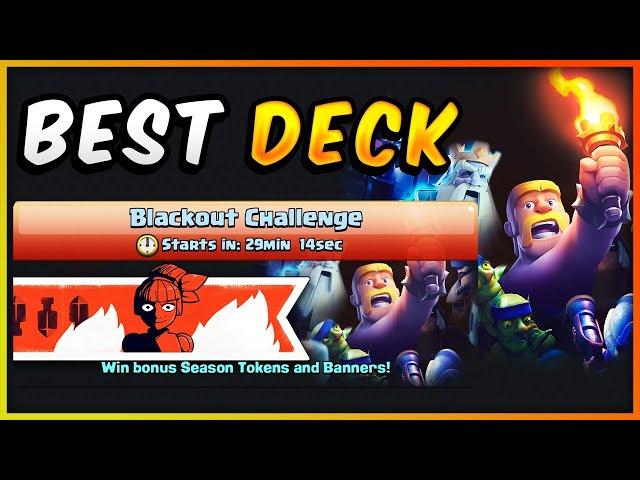 BLACKOUT CHALLENGE in CLASH ROYALE