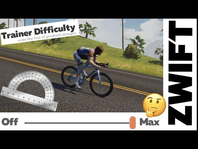 Zwift Trainer Difficulty: There's one more thing to know....descents!