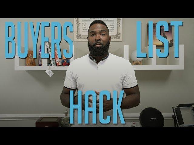 Wholesaling Real Estate | Buyers List Hack