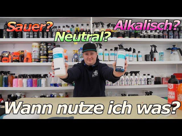 Sauer? Neutral? Alkalisch? Wann nutze ich was? PH-Wert Guide Vorreiniger und Shampoos! Einleitung