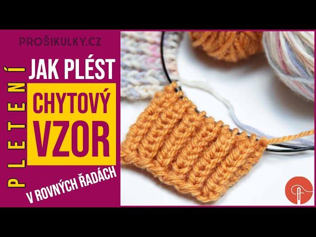 How to knit: One color brioche stitch in rows