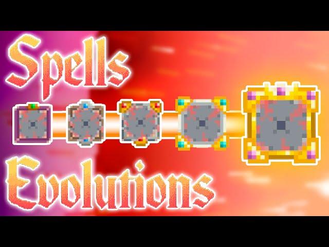 Ноита с модом на эволюцию заклинаний! - Noita Spells Evolutions