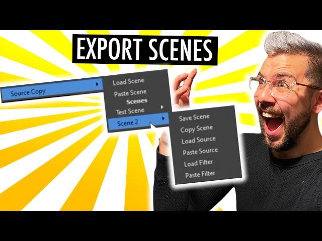 How To COPY SCENES To OTHER SCENE COLLECTIONS In OBS