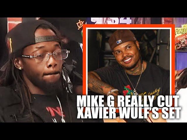 Mike G On Cutting Xavier Wulf's Set During Show While DJing