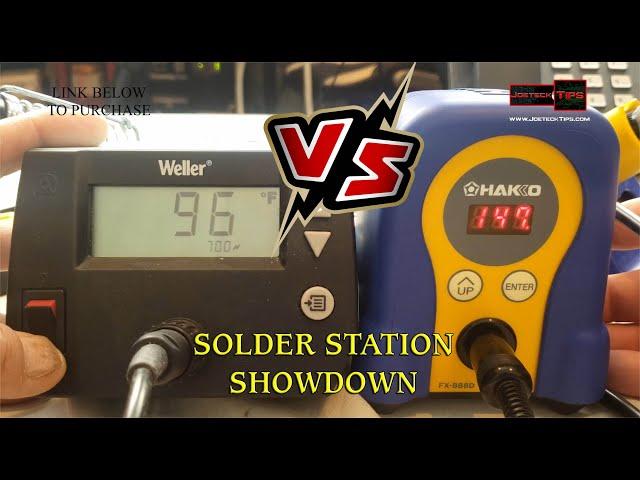 Weller vs Hakko solder stations | JoeteckTips