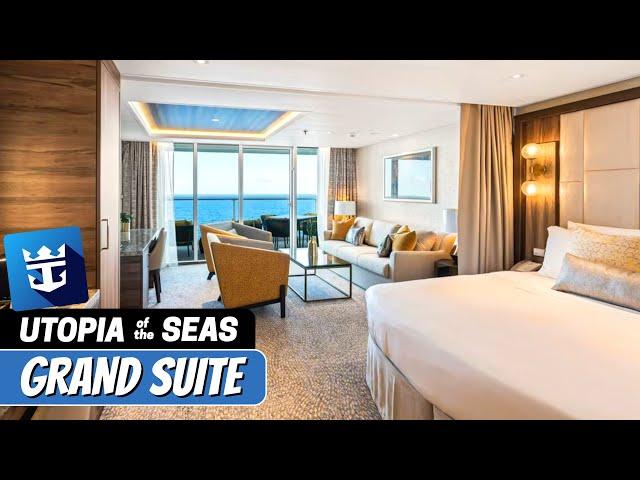 Utopia of the Seas | Grand Suite Full Walkthrough Tour | Royal Caribbean | 2024 | 4K