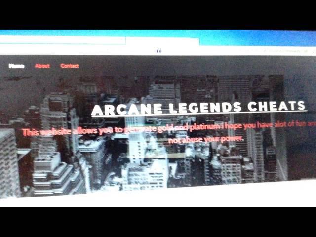 Arcane legends gold and plat hack