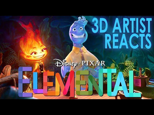 3D Artist Reacts to Pixar's Elemental Teaser Trailer