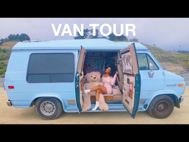 VAN TOUR | SOLO FEMALE TRAVELER lives VANLIFE with PET SNAKE!