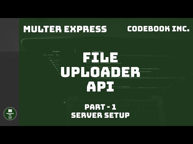 Node Express | Image Upload API Using Multer | Part 1 | Server Setup