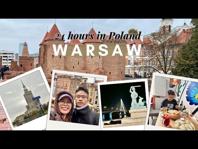 24 hours in Warsaw| Poland 