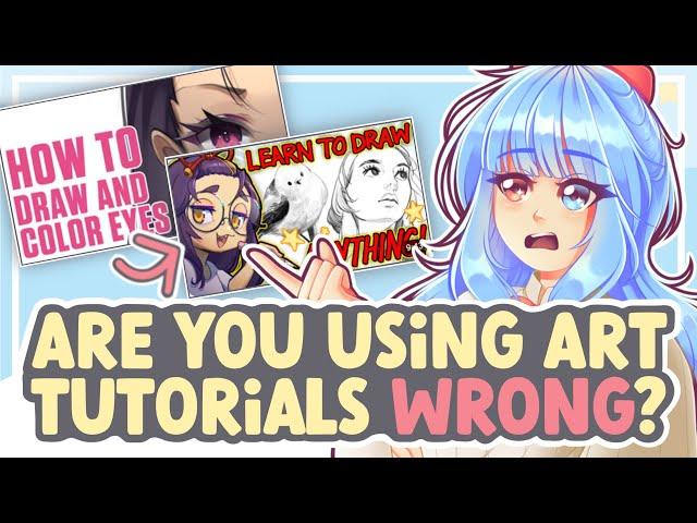 You're Using Tutorials & References WRONG (The PROBLEM with Art Tutorials) | SPEEDPAINT + COMMENTARY