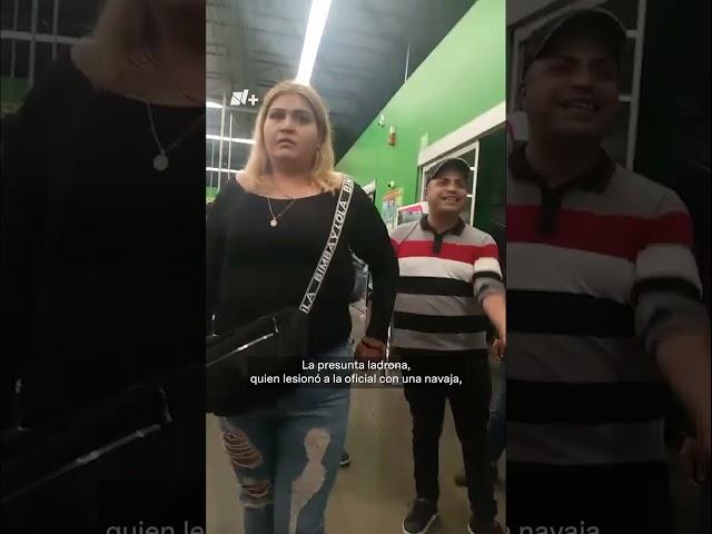 Farderos navajean a mujer policía al ser sorprendidos en la GAM - N+ #Shorts