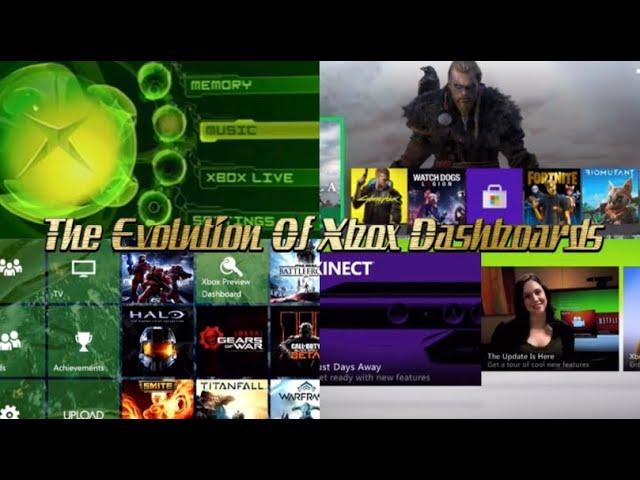 The Evolution Of Xbox Dashboards