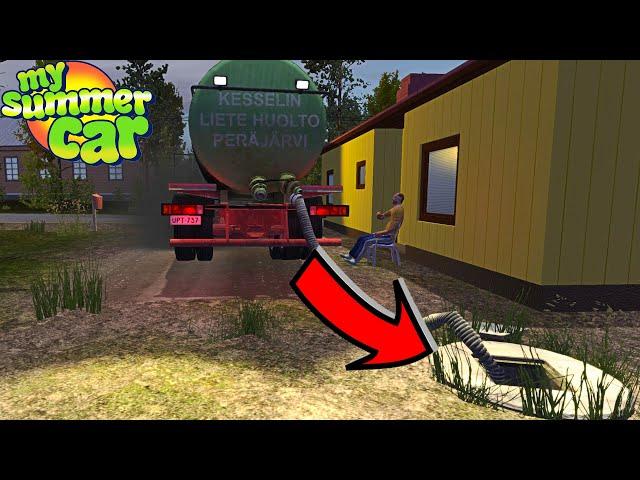 TIRE TREAD - EARNING MONEY FROM THE SEPTIC TANK - My Summer Car Story [S2] #135 | Radex