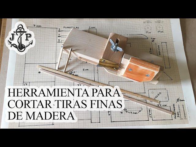 HERRAMIENTA PARA CORTAR MADERA, CASERA, PARA MODELISMO, cortar listones, tiras finas, contrachapado.