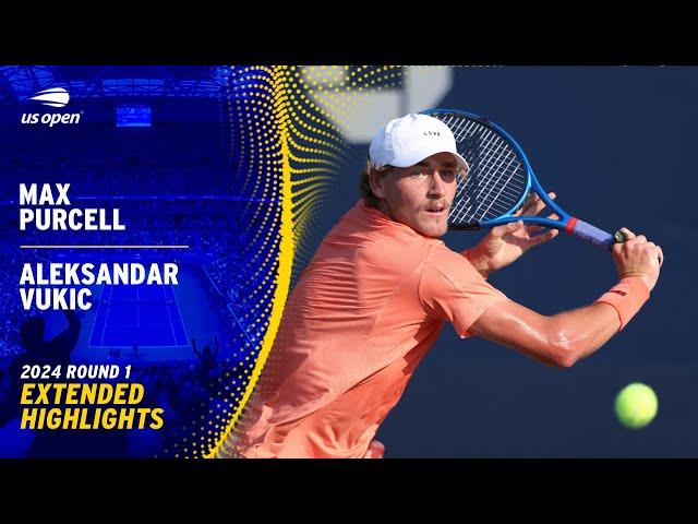 Max Purcell vs. Aleksandar Vukic Extended Highlights | 2024 US Open Round 1