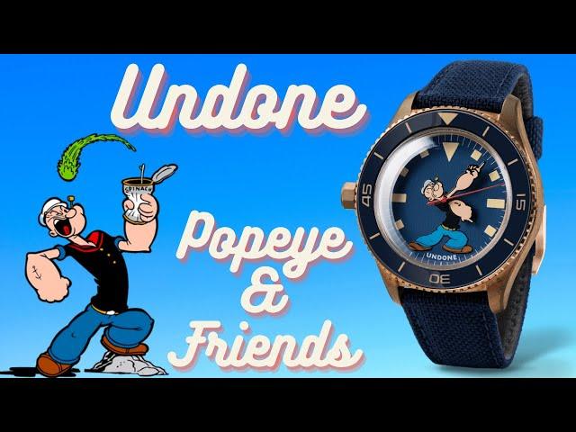 Undone Orologio Braccio di Ferro Limited Edition - Speciale Popeye & Friends - Unboxing e Recensione