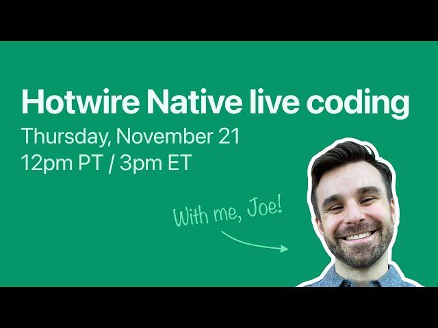 Hotwire Native live coding