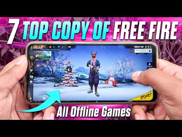 7 Best Full Copy Game Of Free Fire (Offline) | Free Fire Copy Games