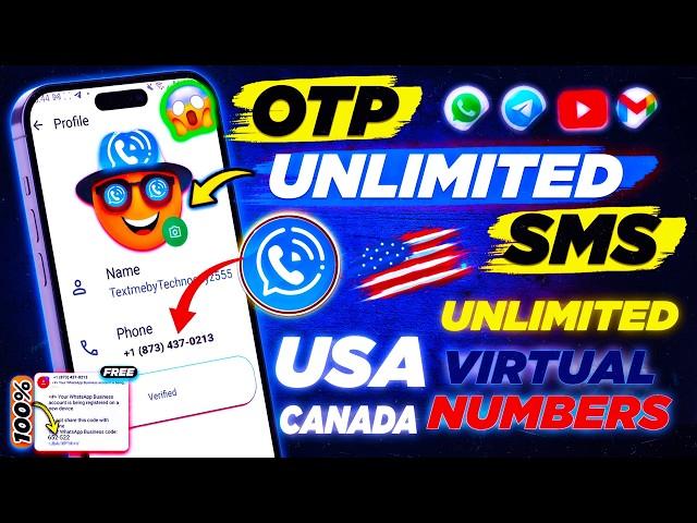 Get FREE USA Virtual Number For WhatsApp & Gmail, Telegram OTP Verification | Create Tele Now Acc