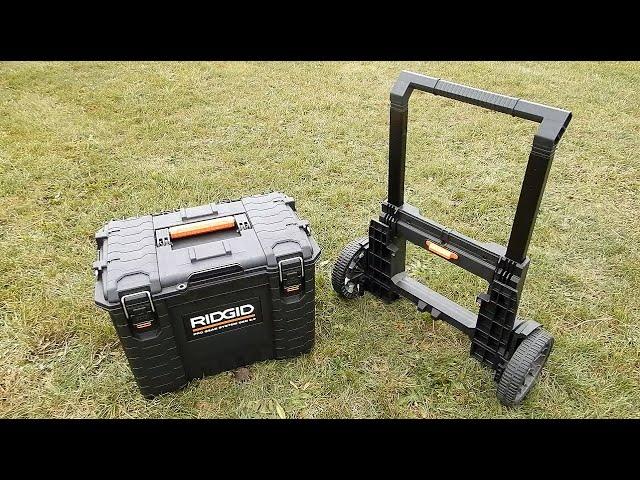 RIDGID #254065 GEN 2 Pro Gear System 25" All Terrain Rolling Tool Cart with 22" XL Tool Box Storage