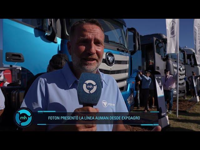 MOBILITY HUB | FOTON mostró la línea AUMAN en EXPOAGRO