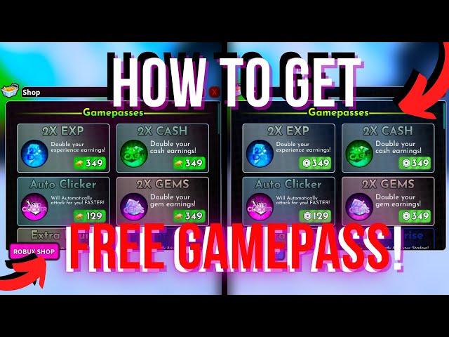 How To Get All The GAMEPASS FOR FREE! | Arise Crossover (Roblox)