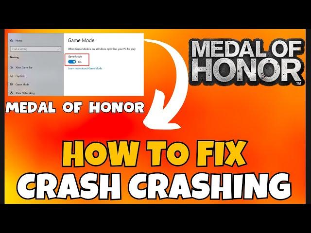 How to Fix Medal of Honor Crashing Issue   (2023) 100% Working Method