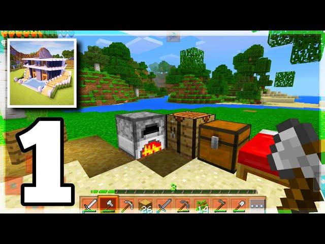 Craft World - Master Building Block Game 3D - SURVIVAL - Gameplay Part 1