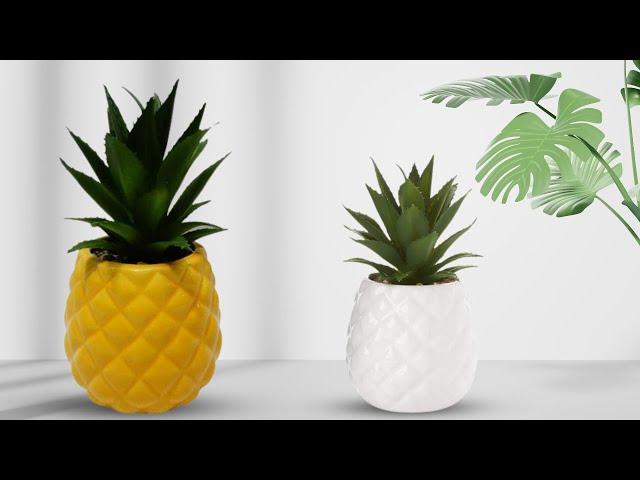 Cement Craft Ideas So EASY Anyone Can Make a Pineapple Flower Pot!