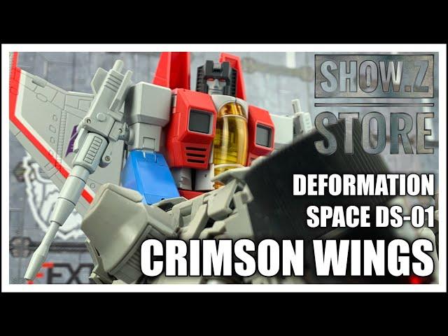 Deformation Space DS-01 Crimson Wings Transformers Masterpiece Starscream Review