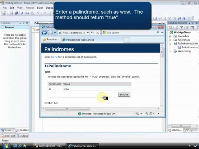 XML Web Services in Visual Studio 2008 Tutorial