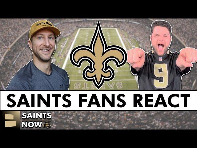 Saints Fans REACT To The Latest New Orleans Saints News & Rumors Ft. James Skrmetta