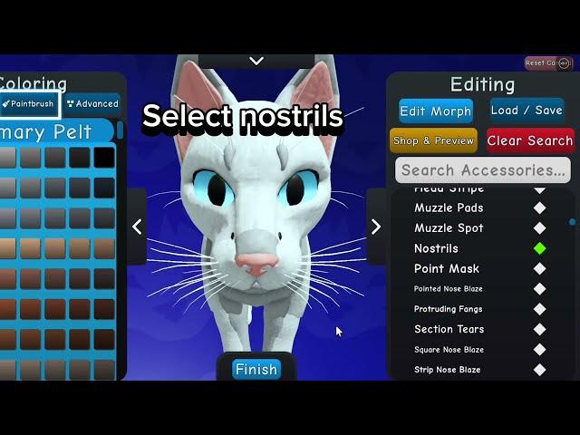 Nose Piercing Glitch Tut No GP Version #wcue #warriorcatsultimateedition #warriorcats #wcueglitches