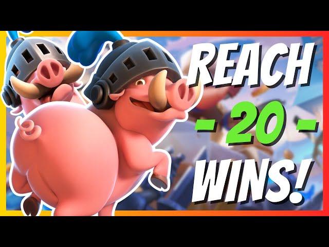 MY *FAVORITE* DECK FOR THE 20 WIN CHALLENGE! | Clash Royale