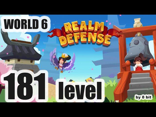 Realm Defense - World 6, level 181 Campaign Mode cleared, 3 stars