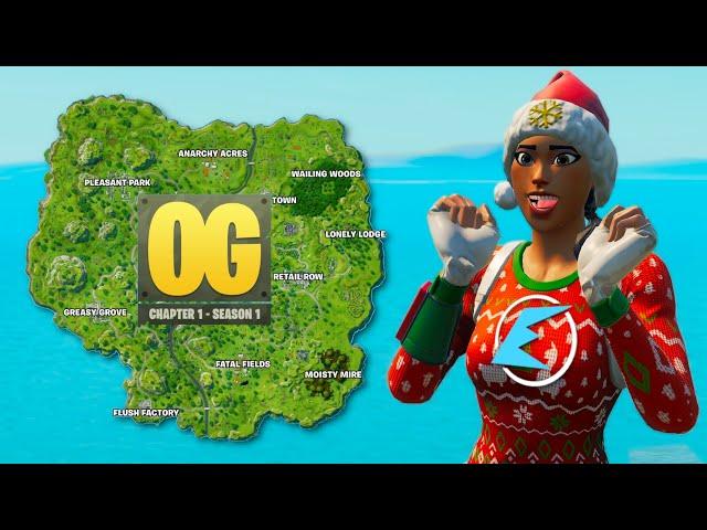 HIGH KILL SOLO WIN IN *OG* FORTNITE! w/ KEYBOARD CAM (EnerPlayZ Chapter 1 Season 1)