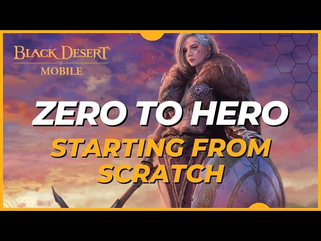 Black Desert Mobile: Starting BDM From Scratch (2023) - Zero To Hero