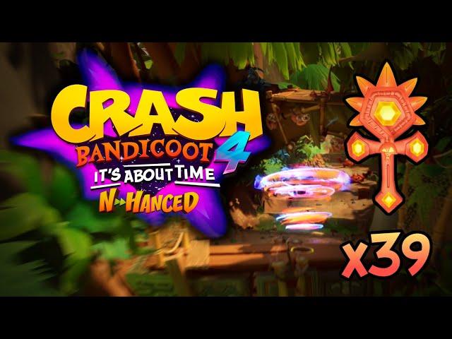 Crash Bandicoot 4 N. Hanced (Mod) - All Master Time Relics