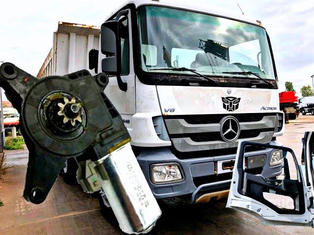 Actros Mercedes window motor teardown