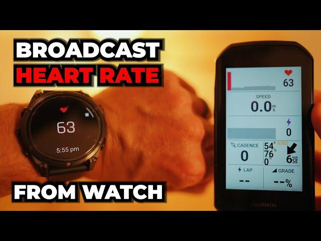 Garmin Fenix 8 Hack: Send Wrist Heart Rate to Your Bike Computer! 