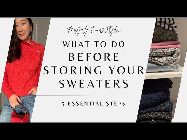 How to store sweaters the right way: 5 essential steps you can't skip