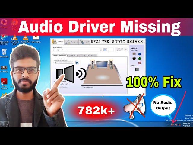 How to Fix  Audio Driver problem in windows 7 8 10 11 || Fix No Audio Output problem [100%]