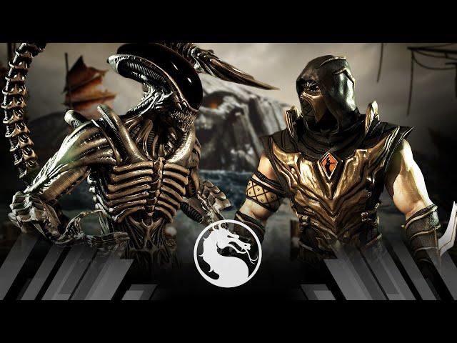 Mortal Kombat X - Alien Vs 'Injustice' Scorpion (Very Hard)