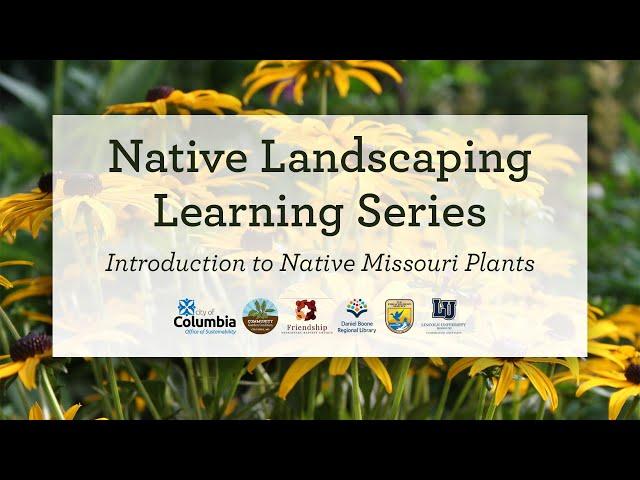 Native Landscaping Learning Series: Introduction to Native Missouri Plants