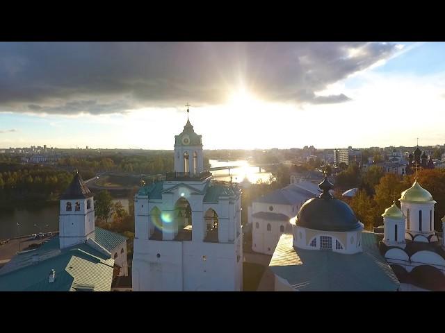 Осенний Ярославль съемка с квадрокоптера. AeroPRO